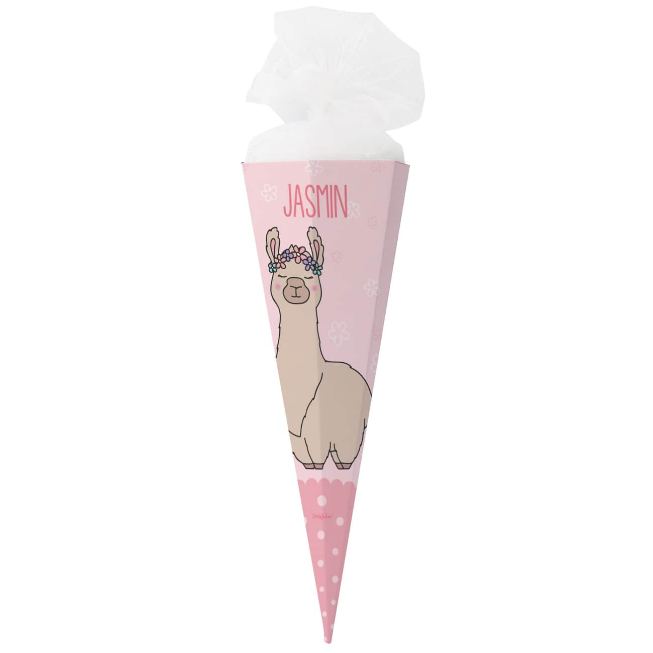 Lama-Schultüte mit Wunschname