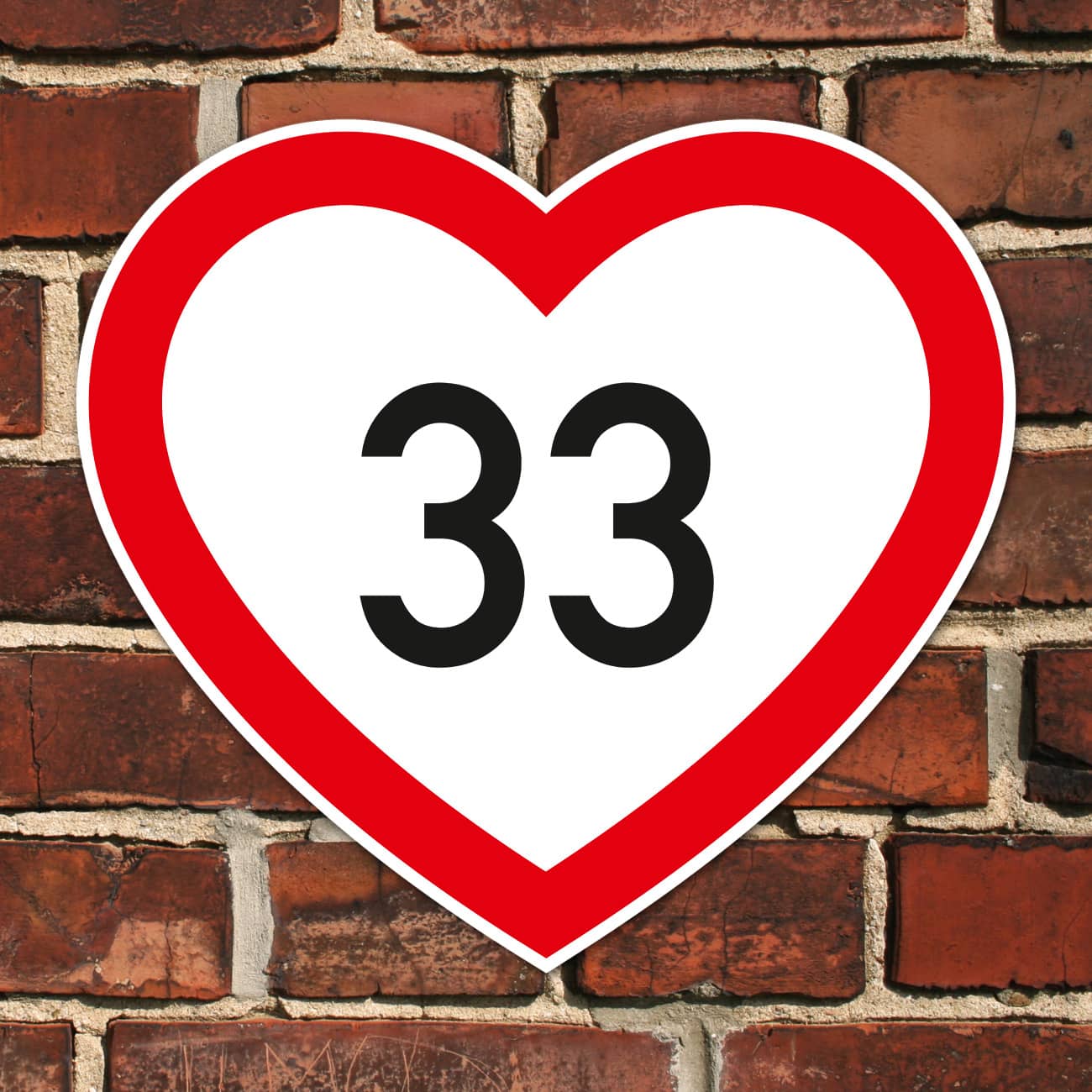 robustes PVC Material mit Ihrem Wunschalter bedruckt