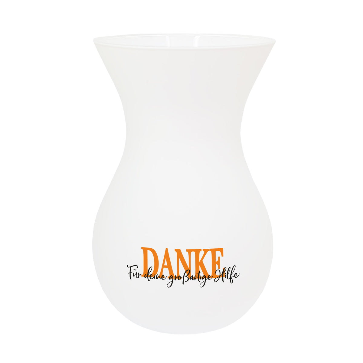 Danke Vase von Ritzenhoff mit Wunschtext für die Haushaltshilfe
