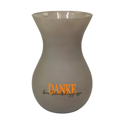 Personalisierte Ritzenhoff Vase als Dankeschön mit eigenem Text | 3 Farben zur Auswahl