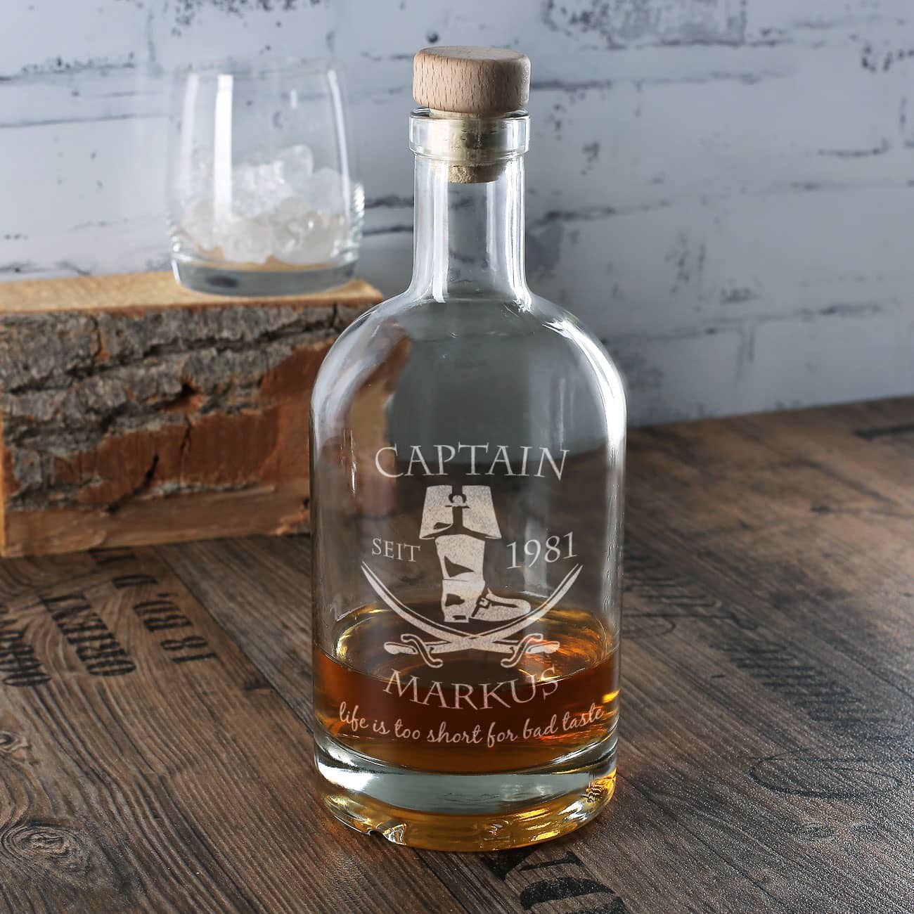 Karaffe inklusive Korken