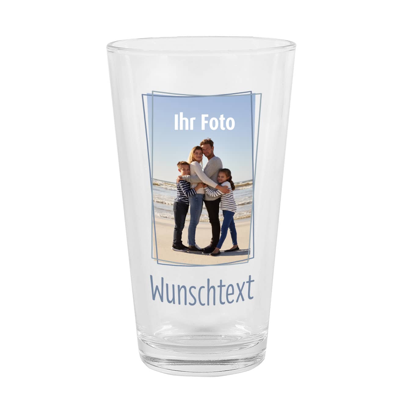 Mit Foto und Wunschtext