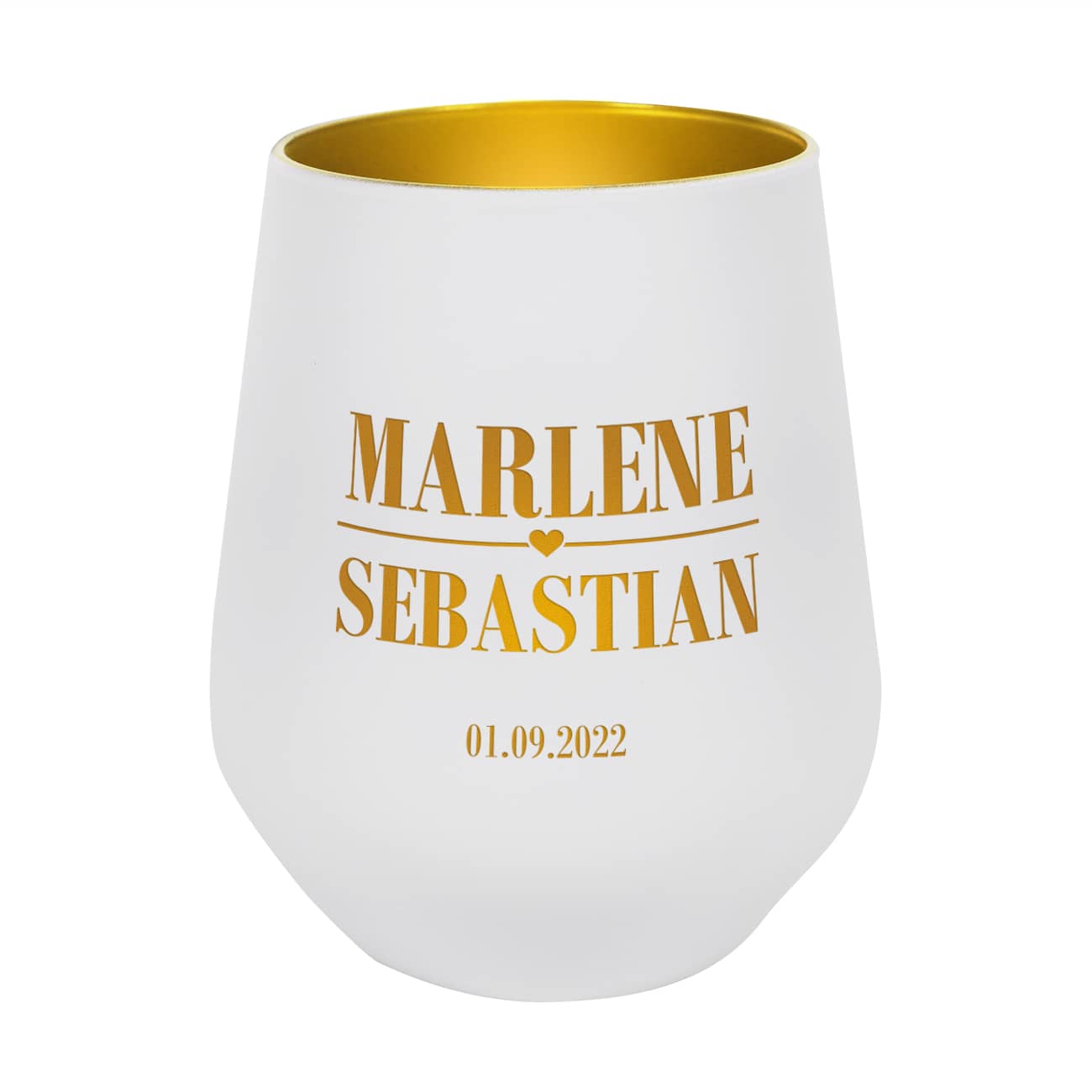 Kerzenbecher mit Ihren Wunschangaben graviert