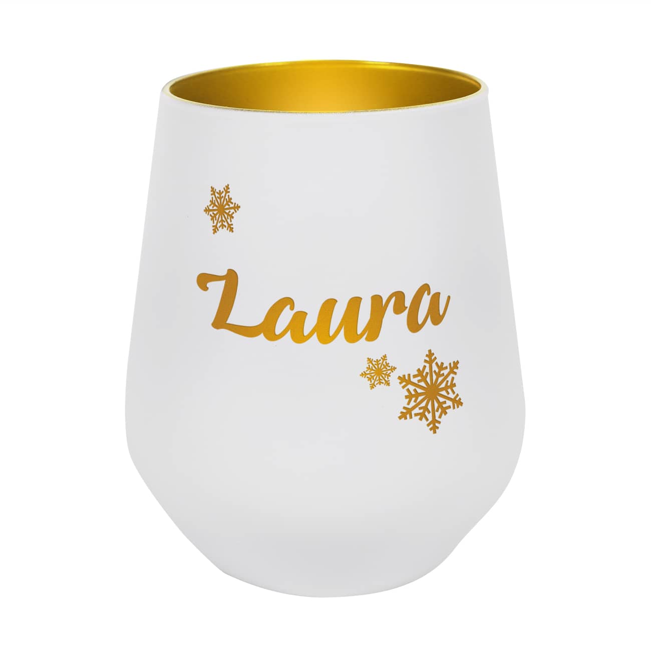 Windlicht mit individueller Namensgravur