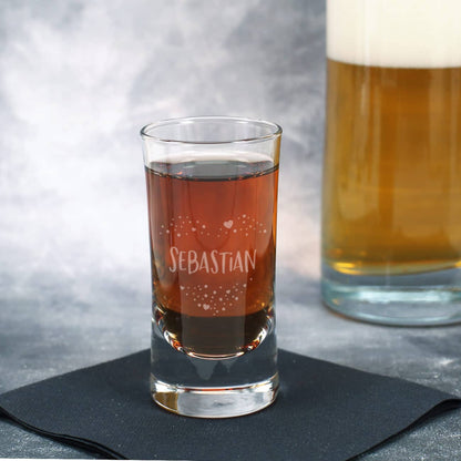 Schnapsglas mit persönlicher Namensgravur
