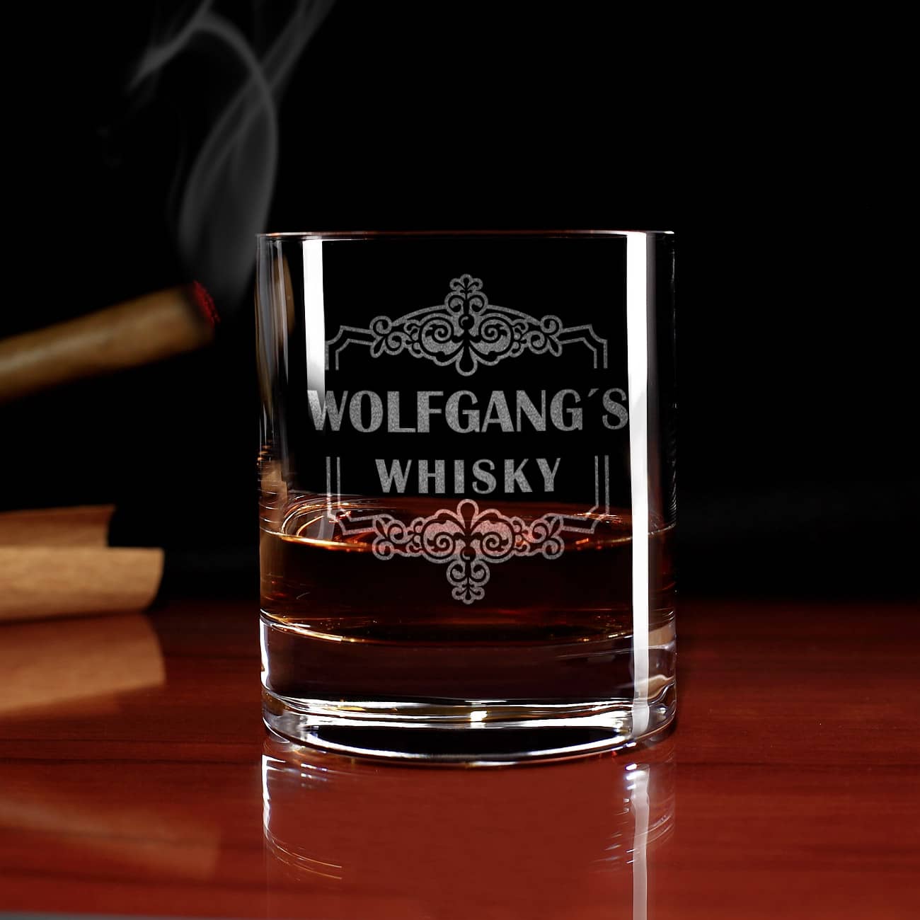 persönliches Whiskyglas