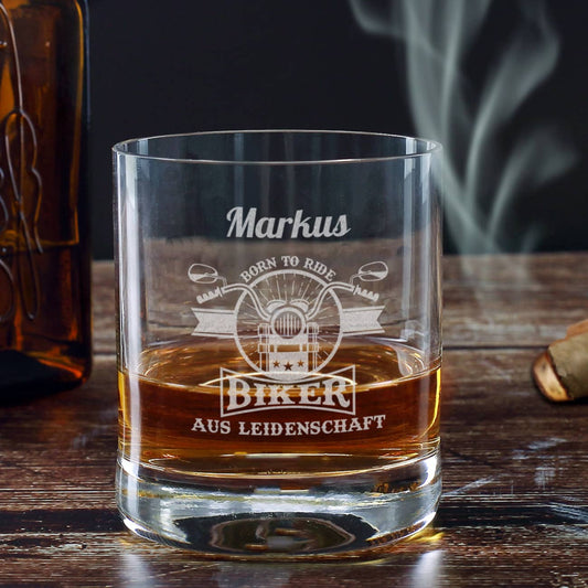 Whiskyglas für Biker aus Leidenschaft