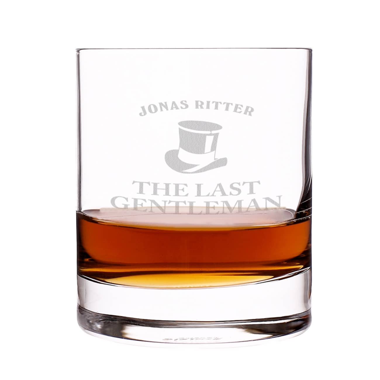 Graviertes Whiskyglas mit Wunschname personalisiert