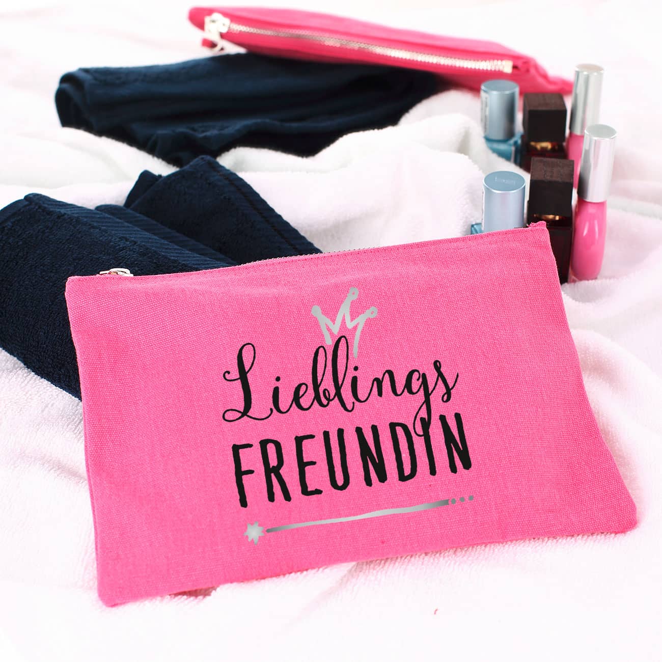 Große Tasche in pink