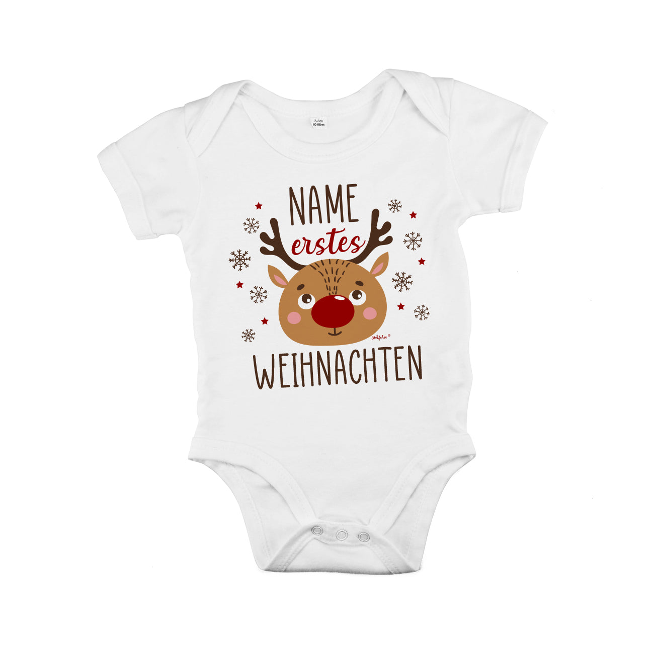 Personalisierter Body - Babys erstes Weihnachten