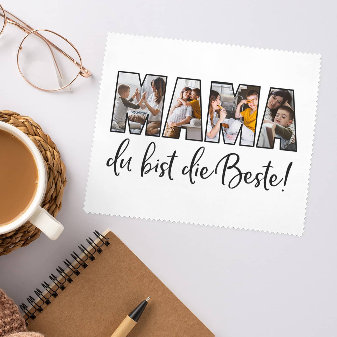 Foto-Brillenputztuch für die beste Mama