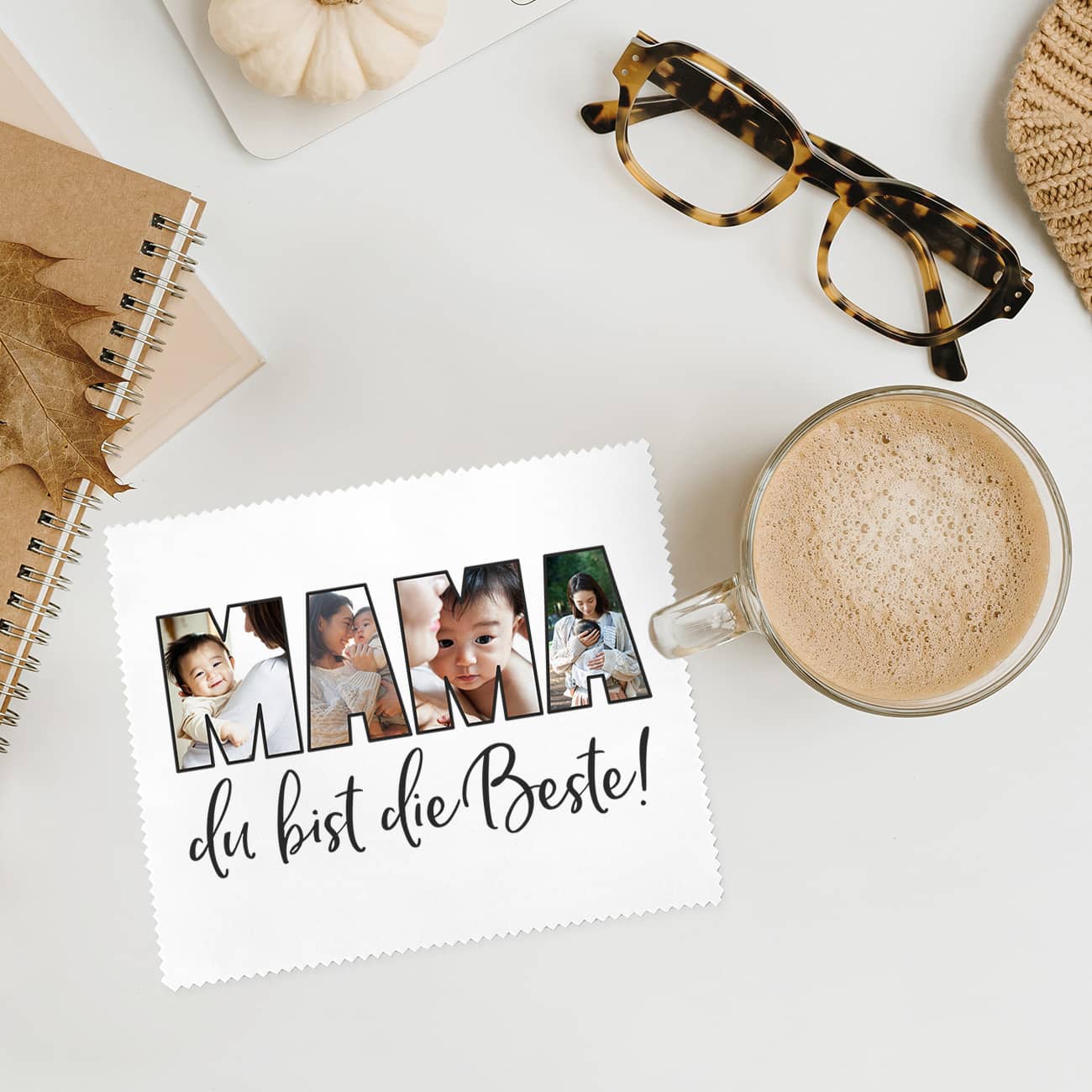 Foto-Brillenputztuch für die beste Mama