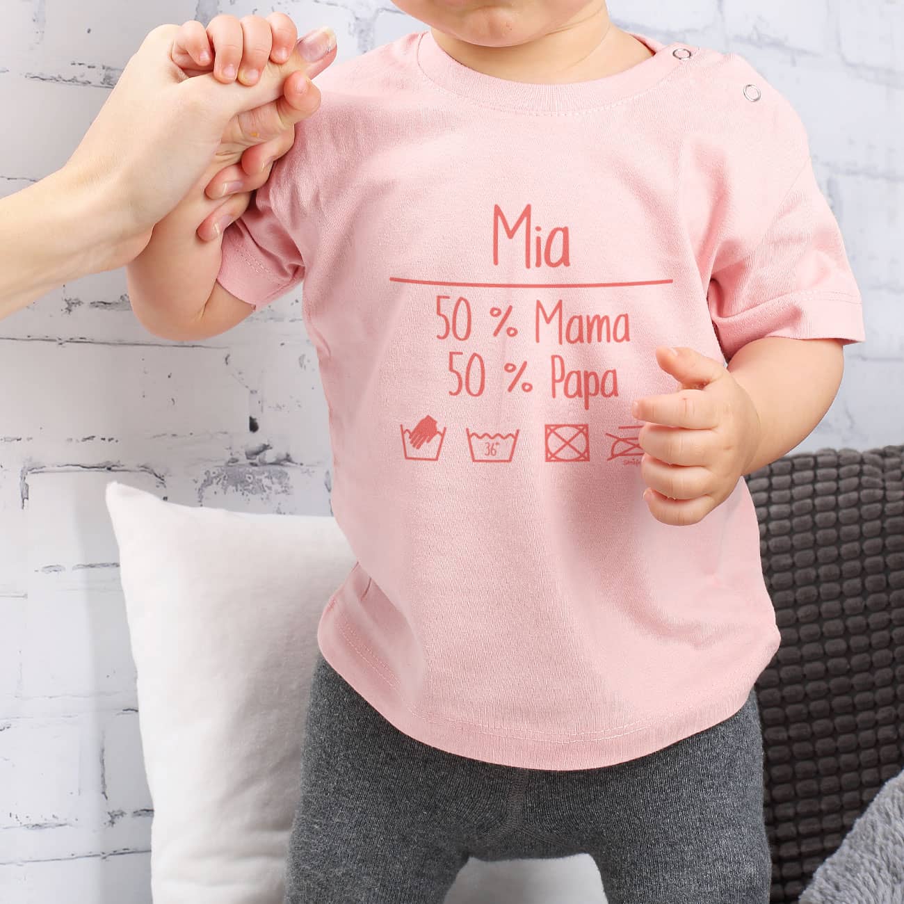 Lustiges Shirt mit Waschhinweisen