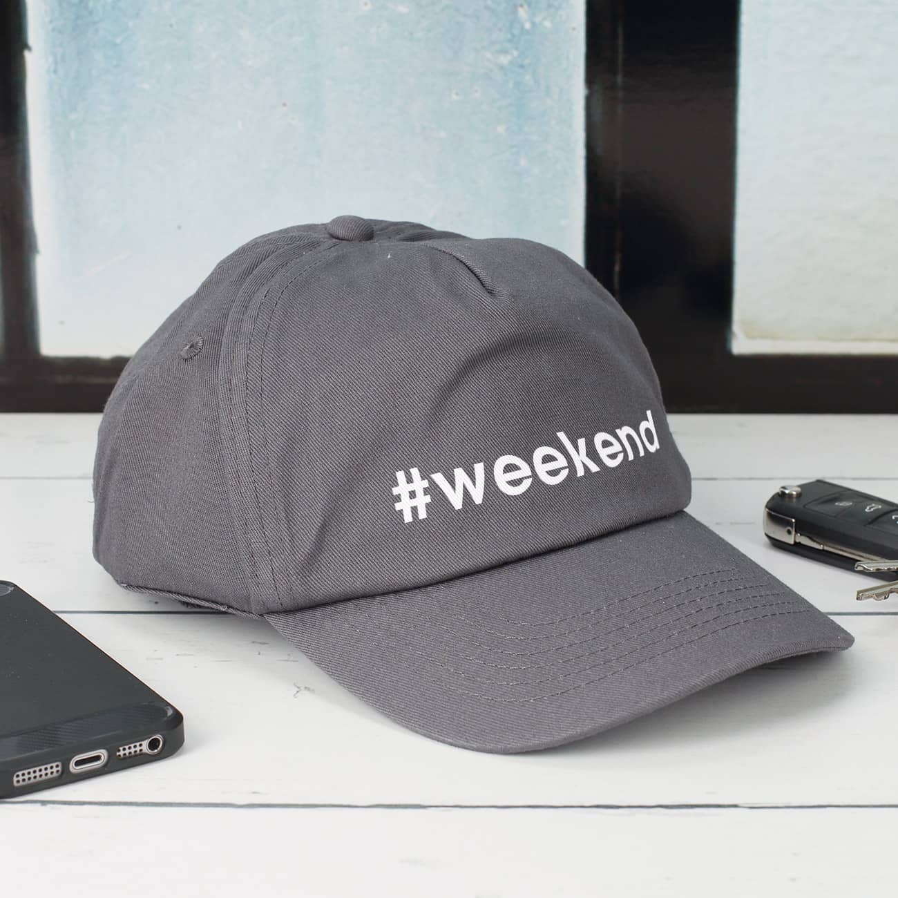 Basecap mit Hashtag Aufdruck