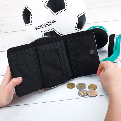 Portemonnaie mit Jeansoptik und Name