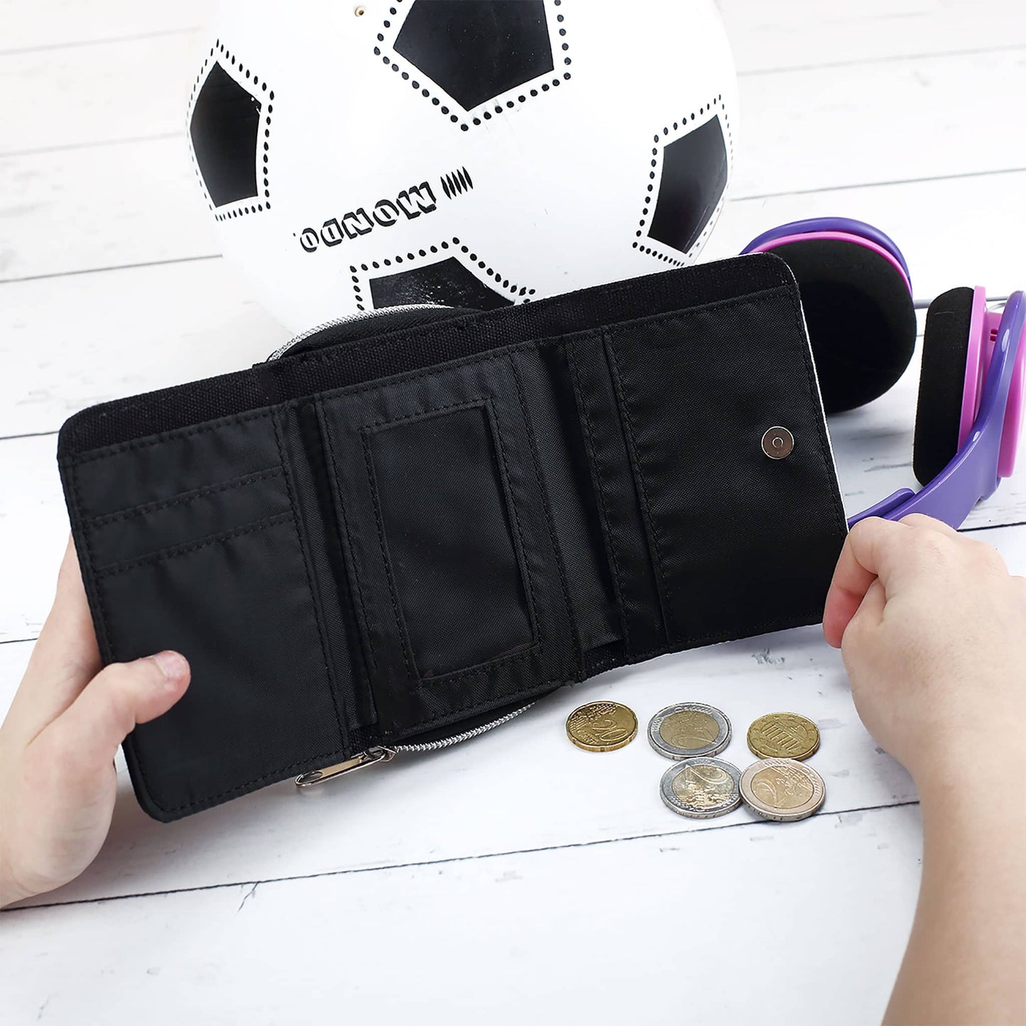 Geldbörse mit Piratenmotiv und Wunschname personalisiert