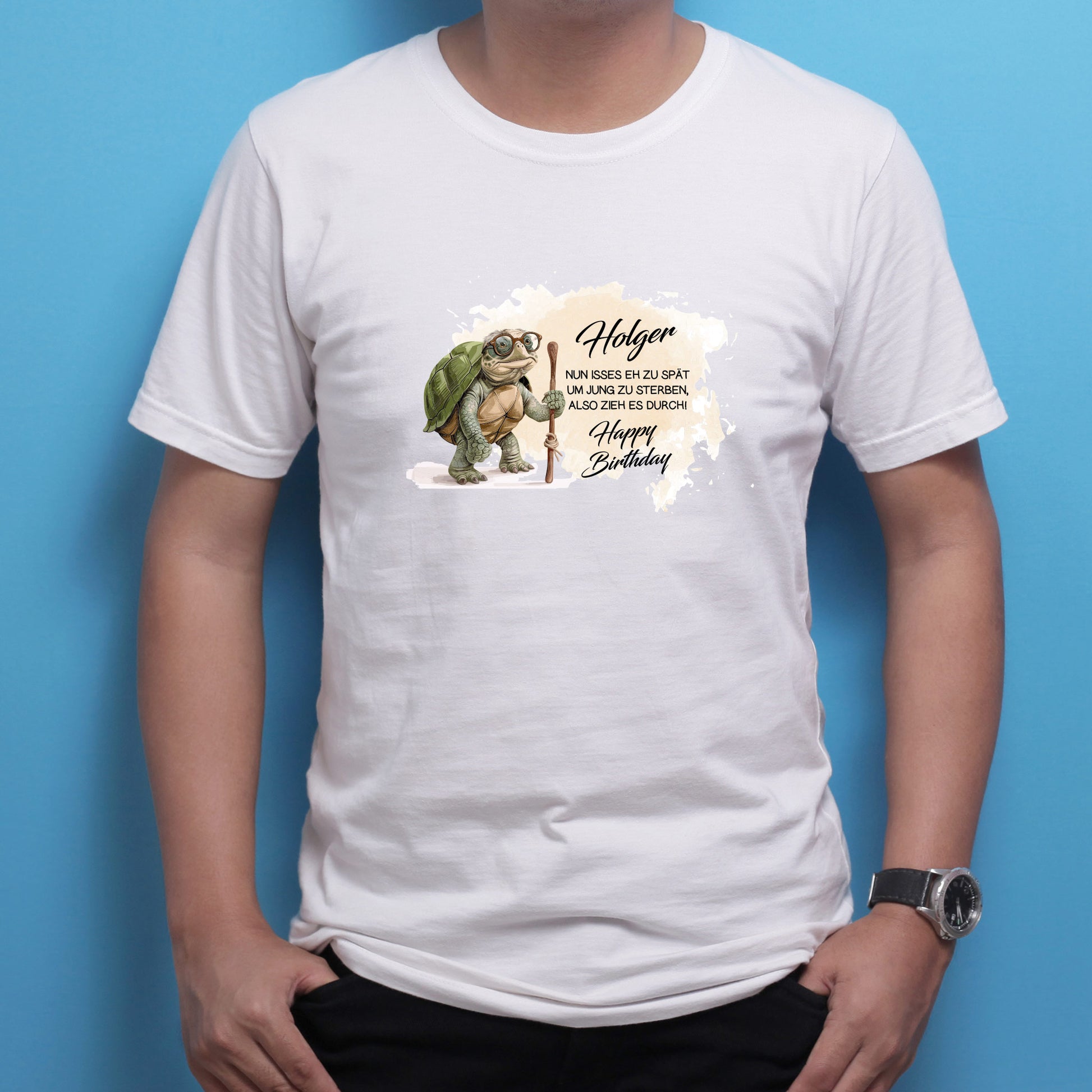 Detailansicht des weichen Baumwollstoffs und feinen Drucks