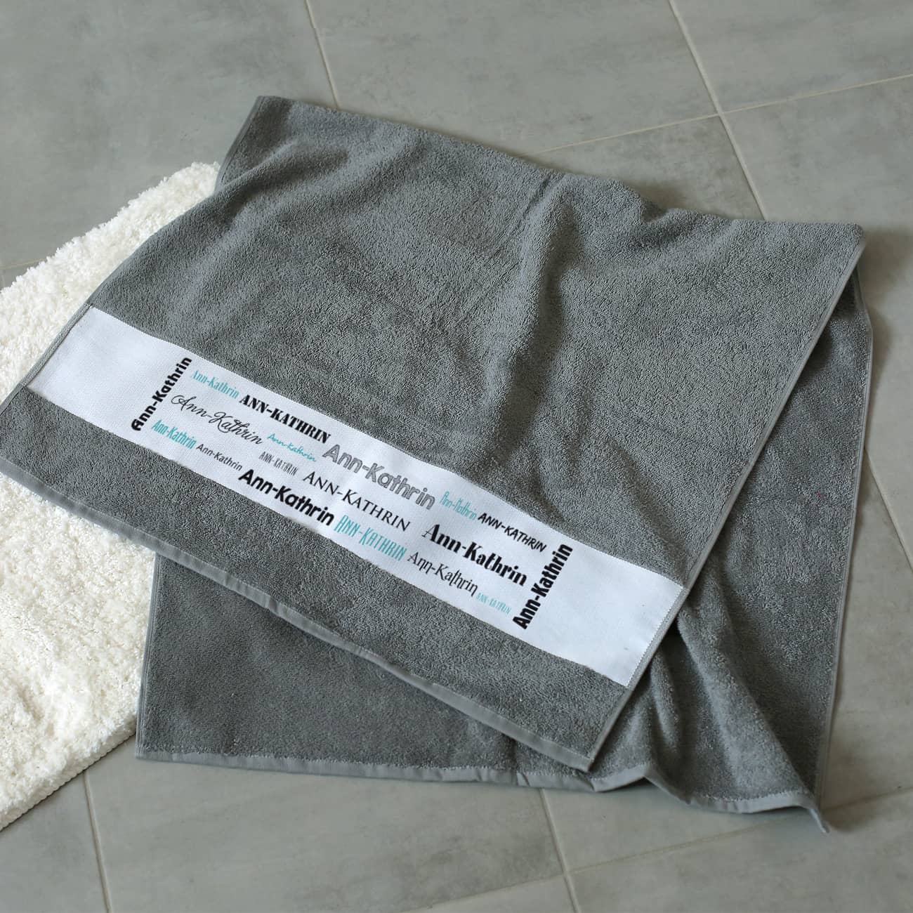 Badetuch mit Namen 