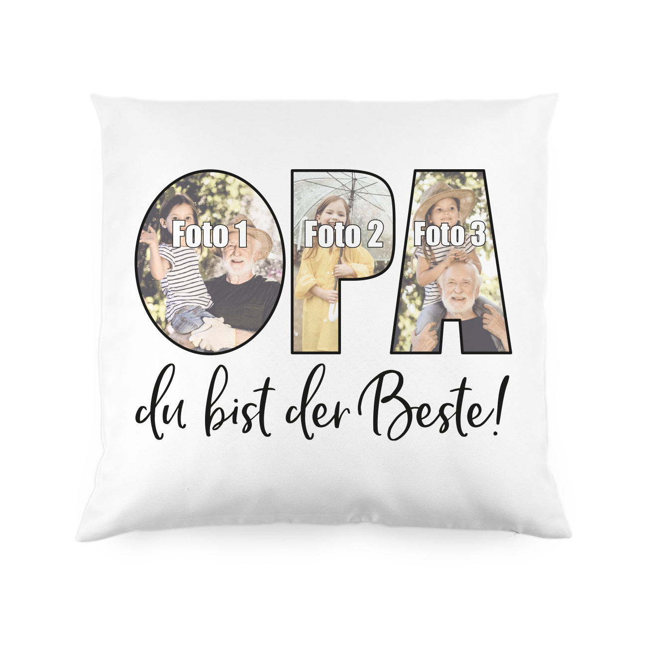 Fotokissen - Opa du bist der Beste!