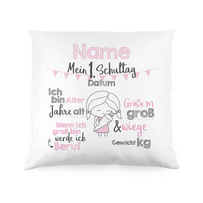 Kissen zur Einschulung für Mädchen