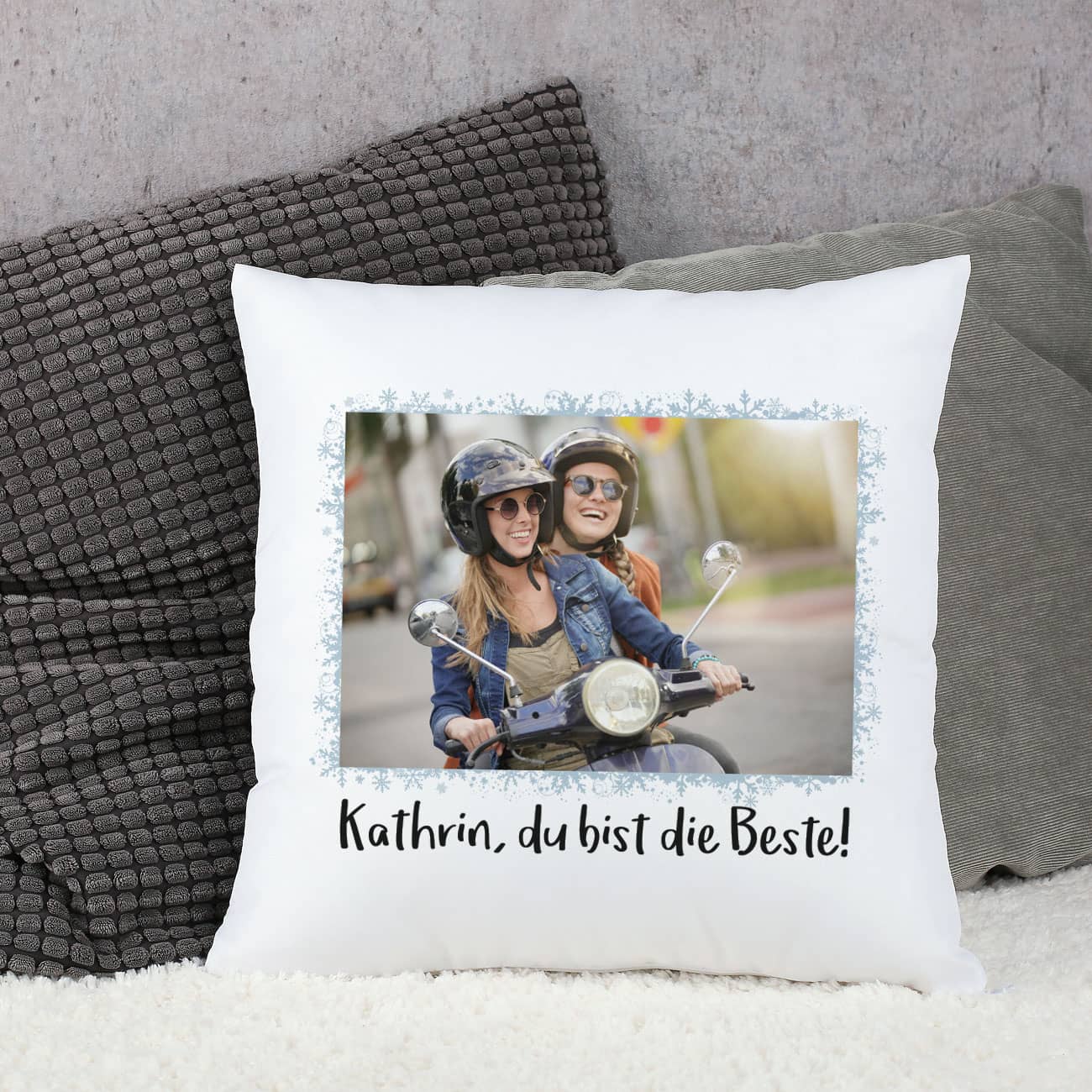 Kissen - mit Ihrem Foto und Text