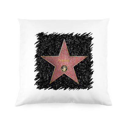 Persönliches Kissen mit Walk of Fame Motiv