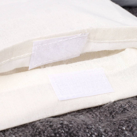 Kirschkernkissen mit Klettverschluss an der Unterseite