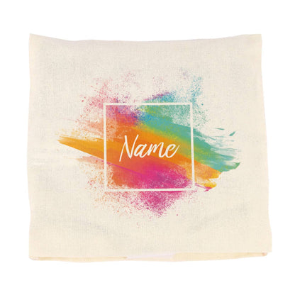Wärmekissen mit Watercolor-Hintergrund und Ihrem Wunschnamen