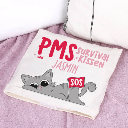 Kirschkernkissen mit persönlichem Druck