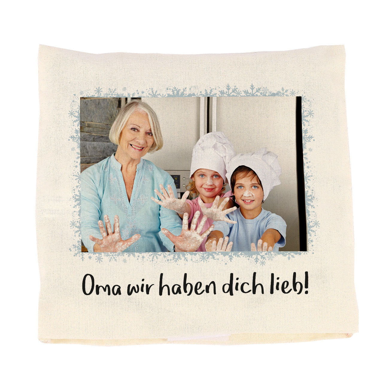 Kirschkernkissen bedruckt mit Ihrem Foto und Wunschtext