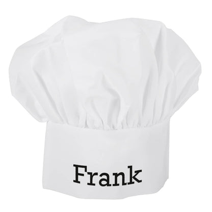 Kochmütze mit Ihrem Wunschnamen bestickt
