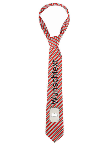 Krawatte mit Flaschenöffner und Wunschtext