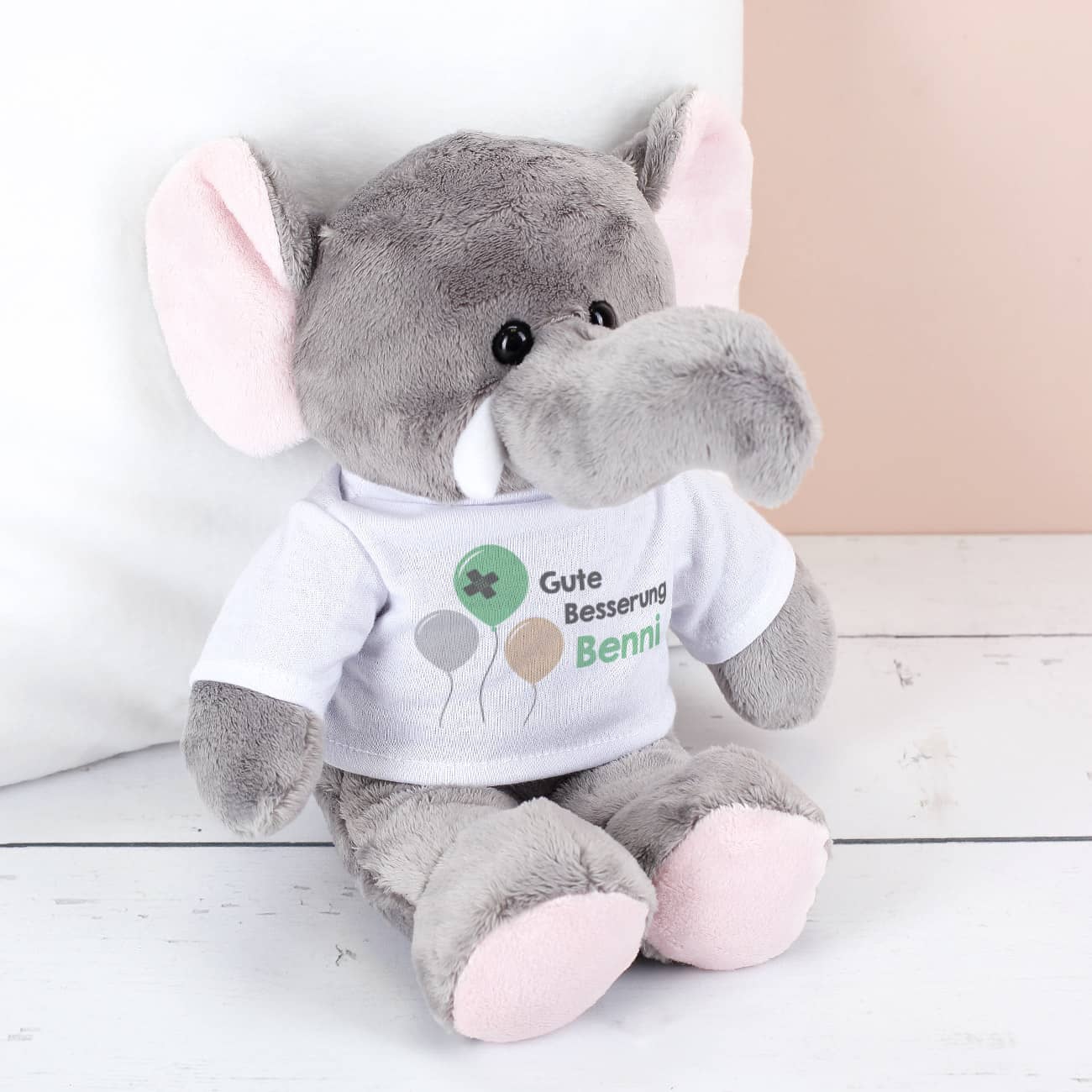 Stofftier Elefant Gute Besserung