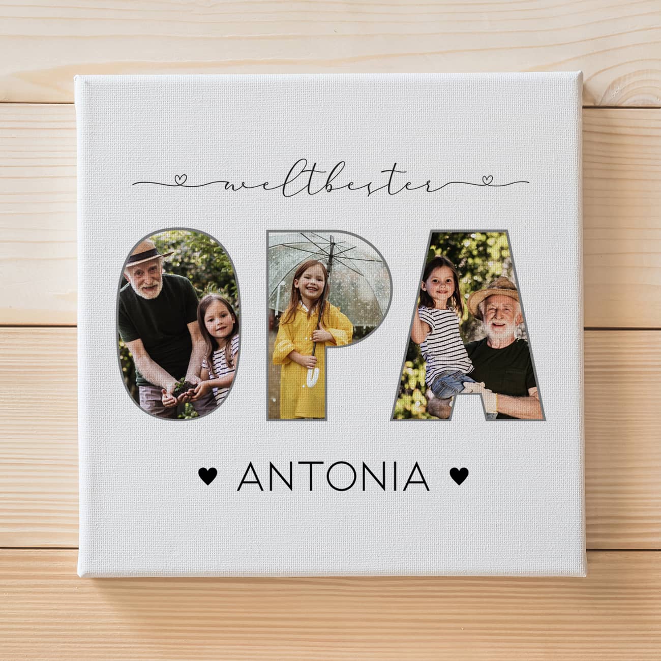 Fotoleinwand - weltbester Opa -