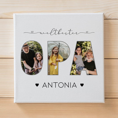 Fotoleinwand - weltbester Opa -