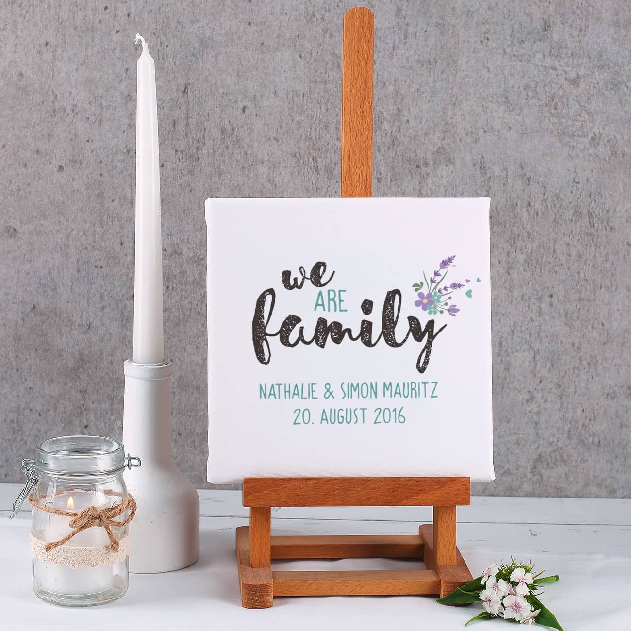 Leinwand We Are Family