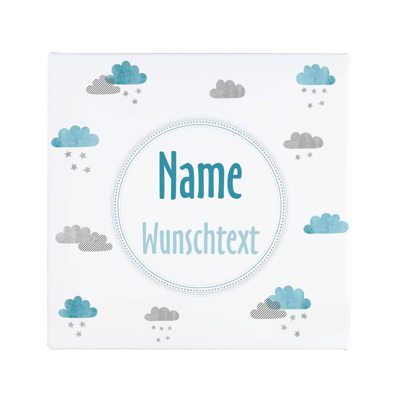 Mit Name und Wunschtext bedruckt