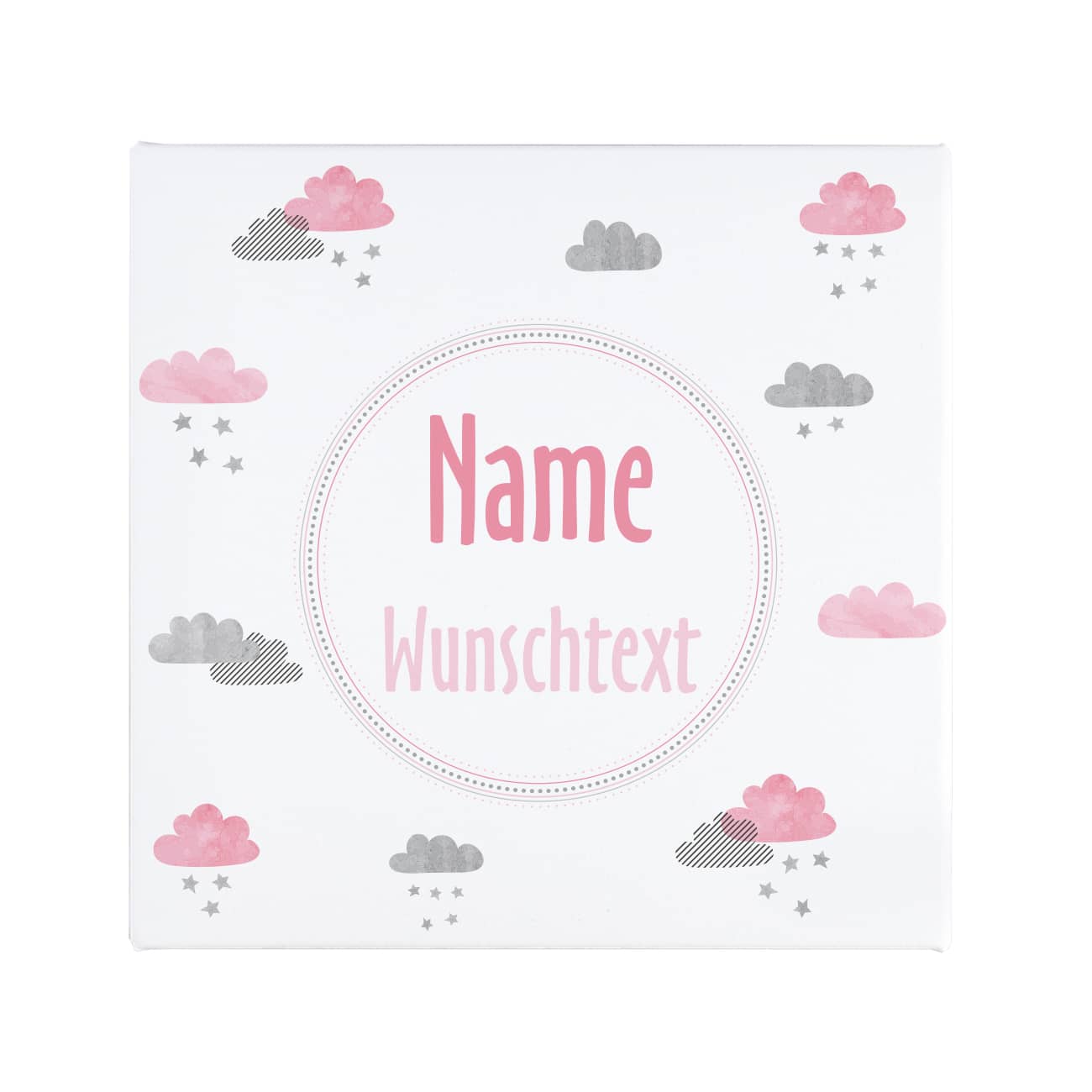 Mit Name und Wunschtext bedruckt