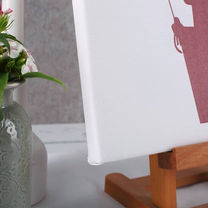 fertig auf Keilrahmen gezogen