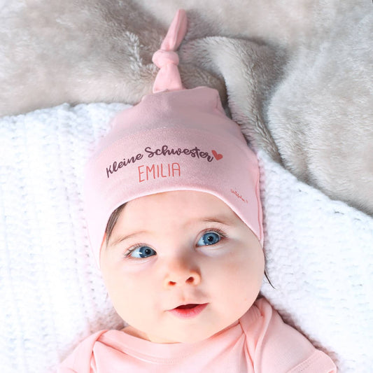 Rosa Zipfelmütze Kleine Schwester
