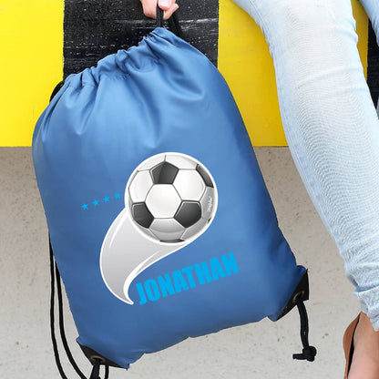 Fußball Sportbeutel mit Name