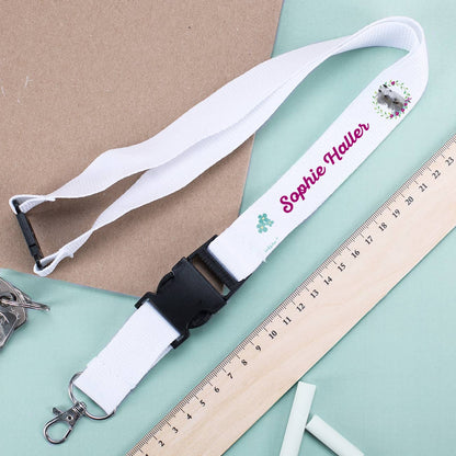 Praktisches Schlüsselband mit hübschen Pferdemotiv