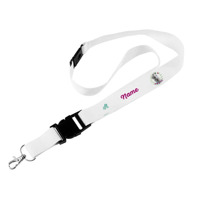 Praktisches Schlüsselband mit hübschen Pferdemotiv