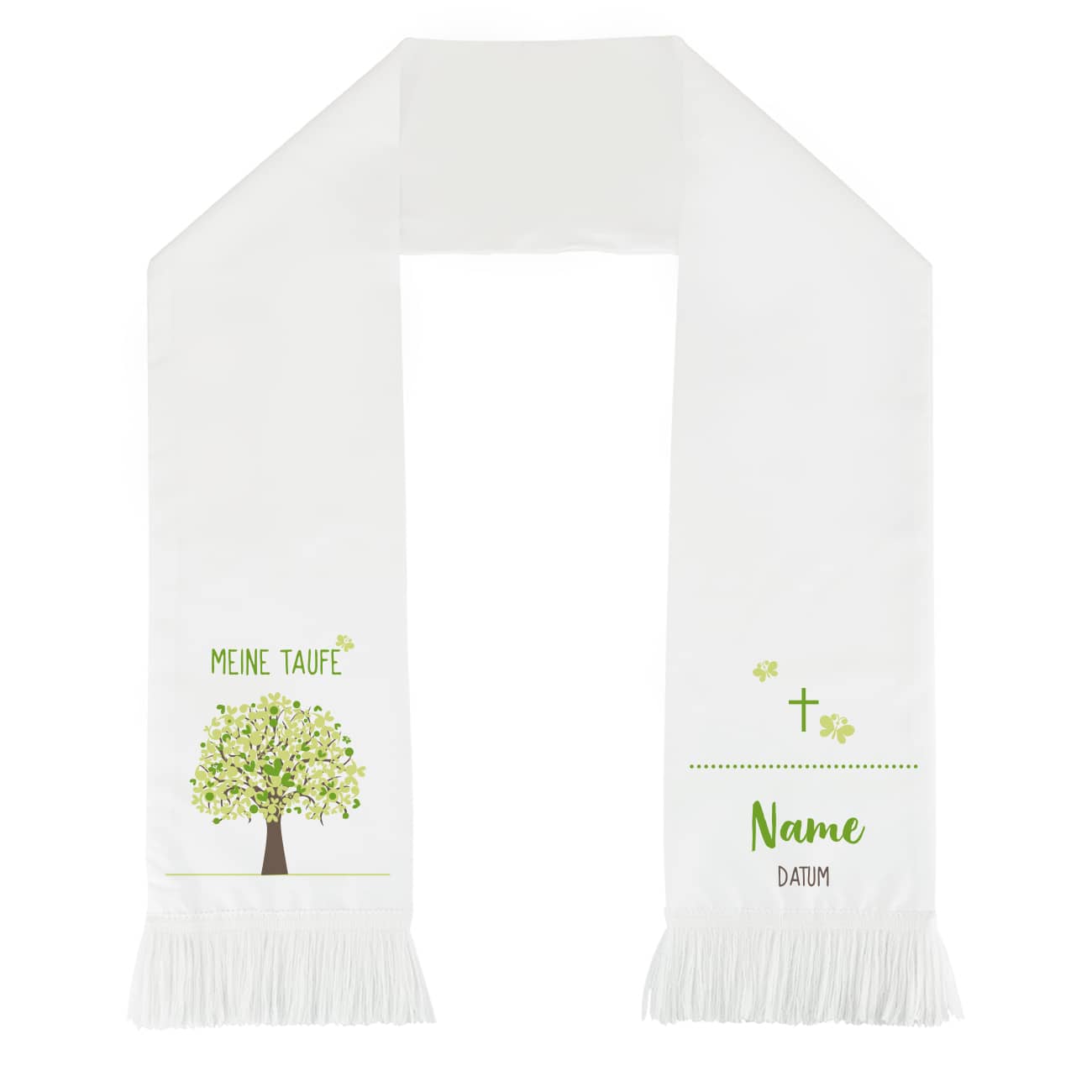 Taufschal mit eigenem Aufdruck