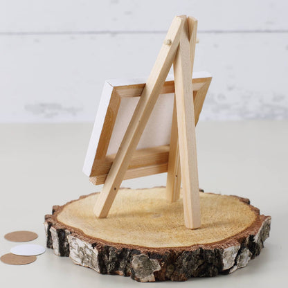 Staffelei von hinten