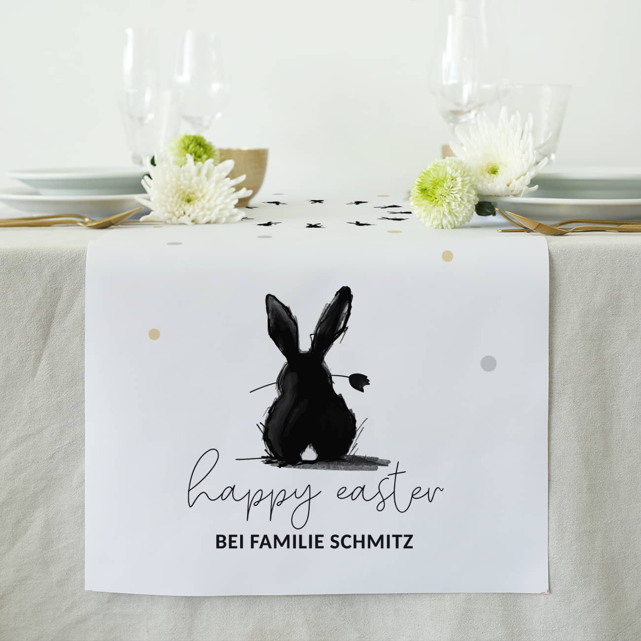 Happy Easter - Tischläufer zu Ostern