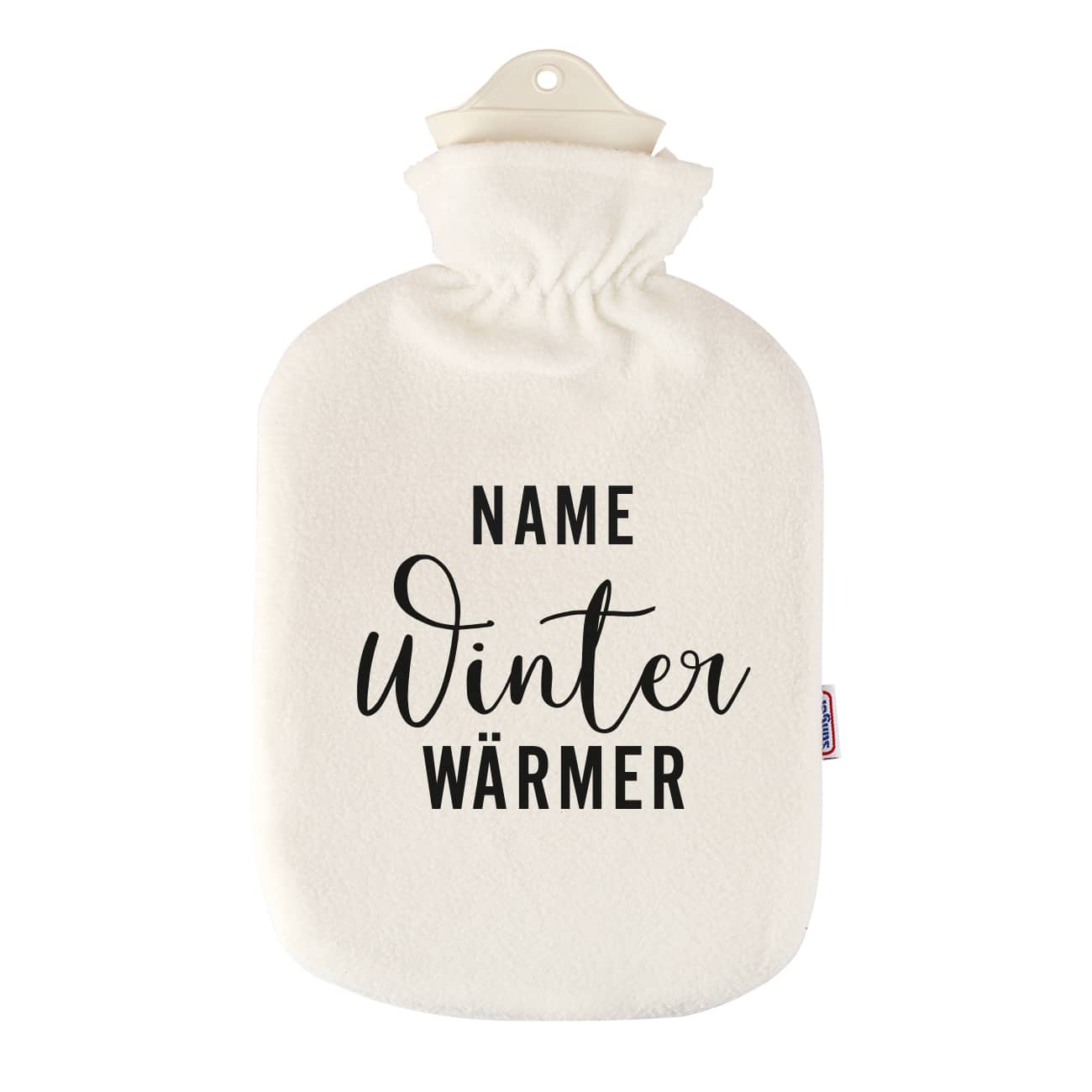 Winterwärmer Wärmflasche mit Name