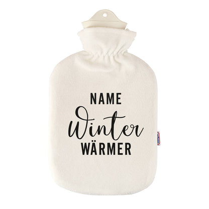Winterwärmer Wärmflasche mit Name