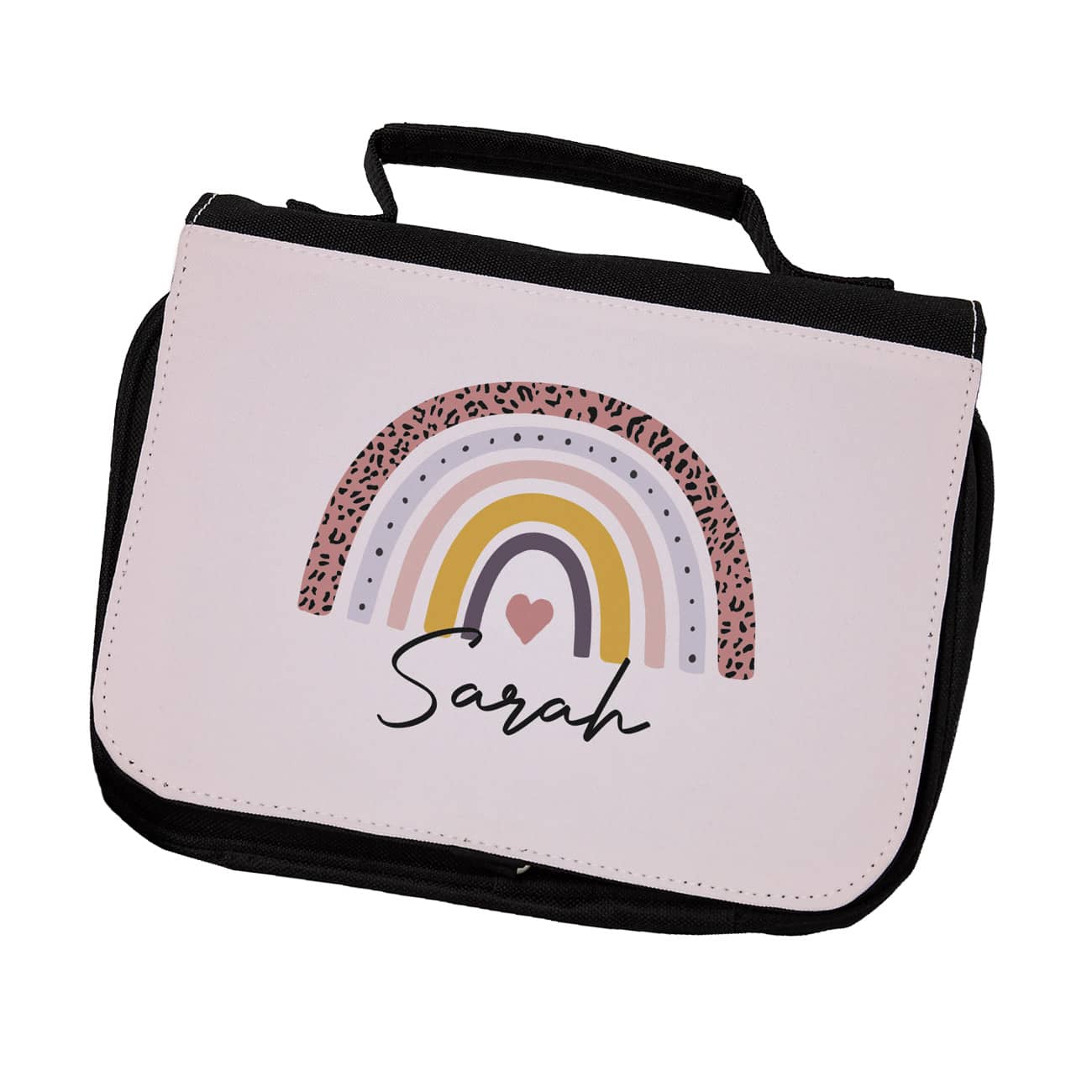 Kulturtasche mit Regenbogen-Motiv für Mädchen und Frauen