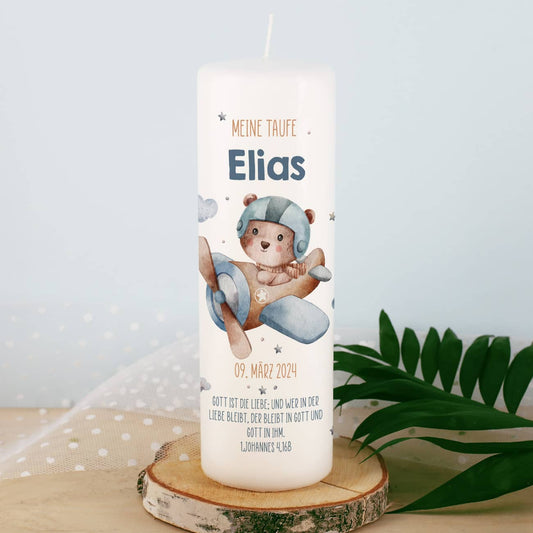 Personalisiert mit Name, Datum, Taufspruch & Quelle